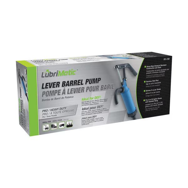 Pump Lever Barrel, Lubrimatic, Mfr#: 55-156